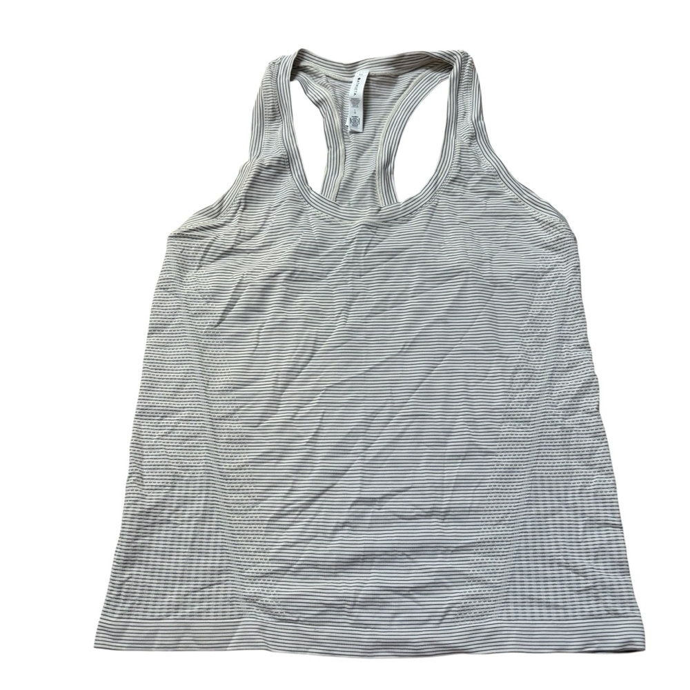 Athleta Stripped Tank Top Size Large